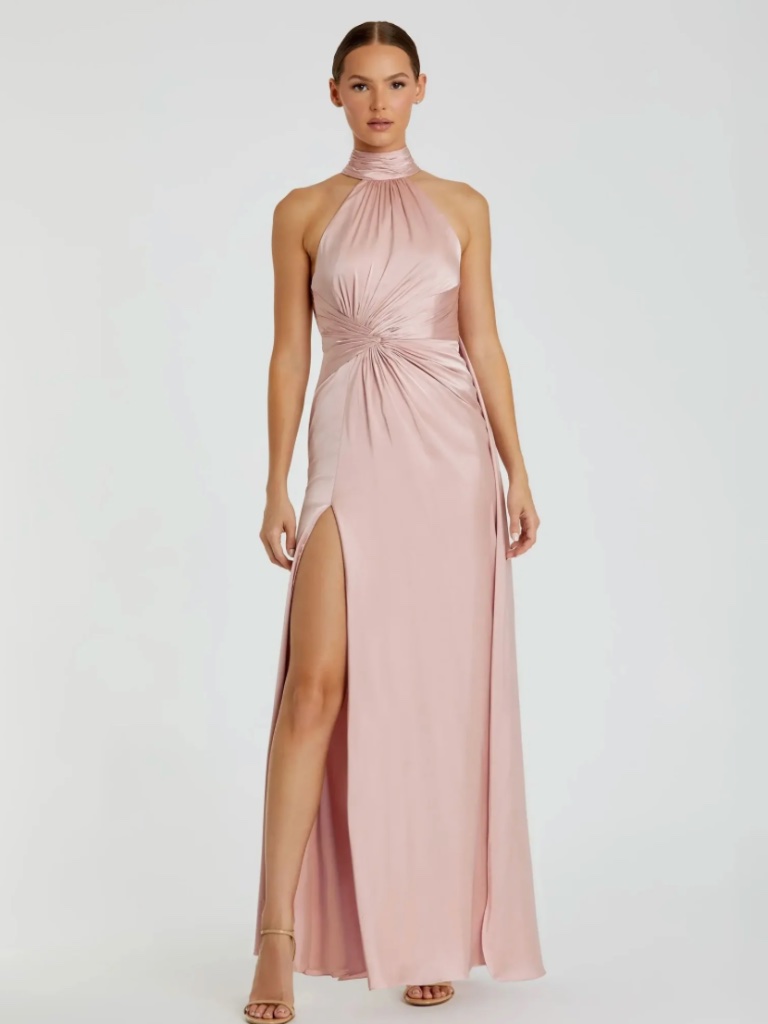 Mac Duggal Evening Gown Light Pink